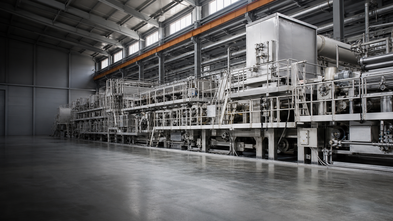 Crescent Former Tissue Machine
