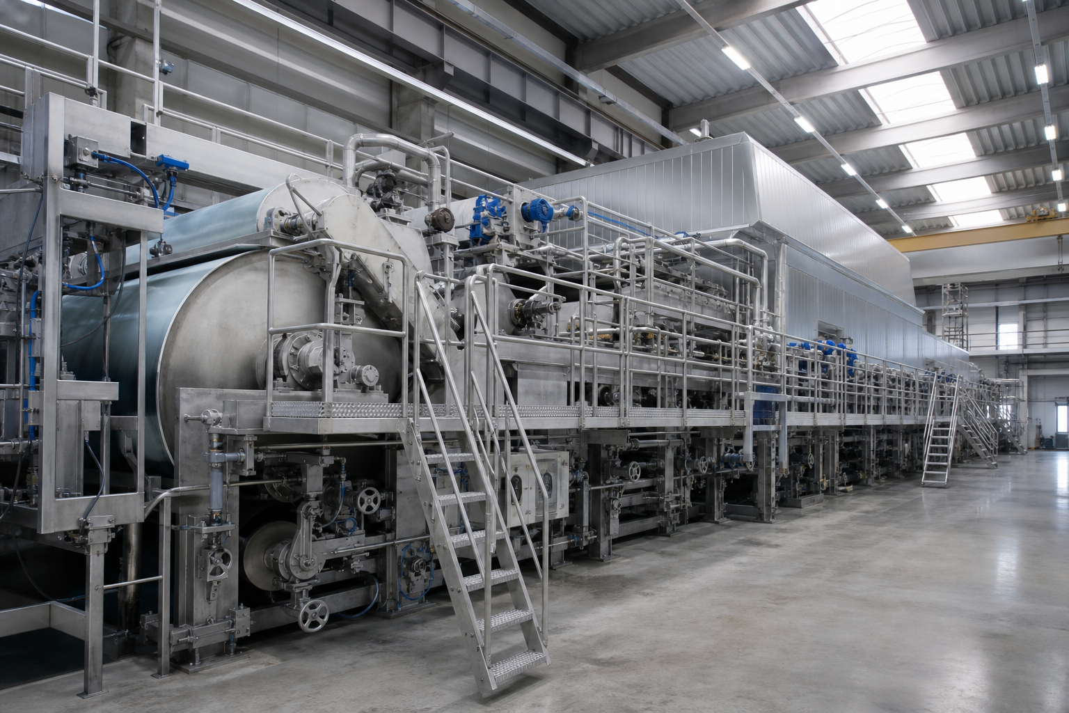 Complete Crescent Former tissue machine