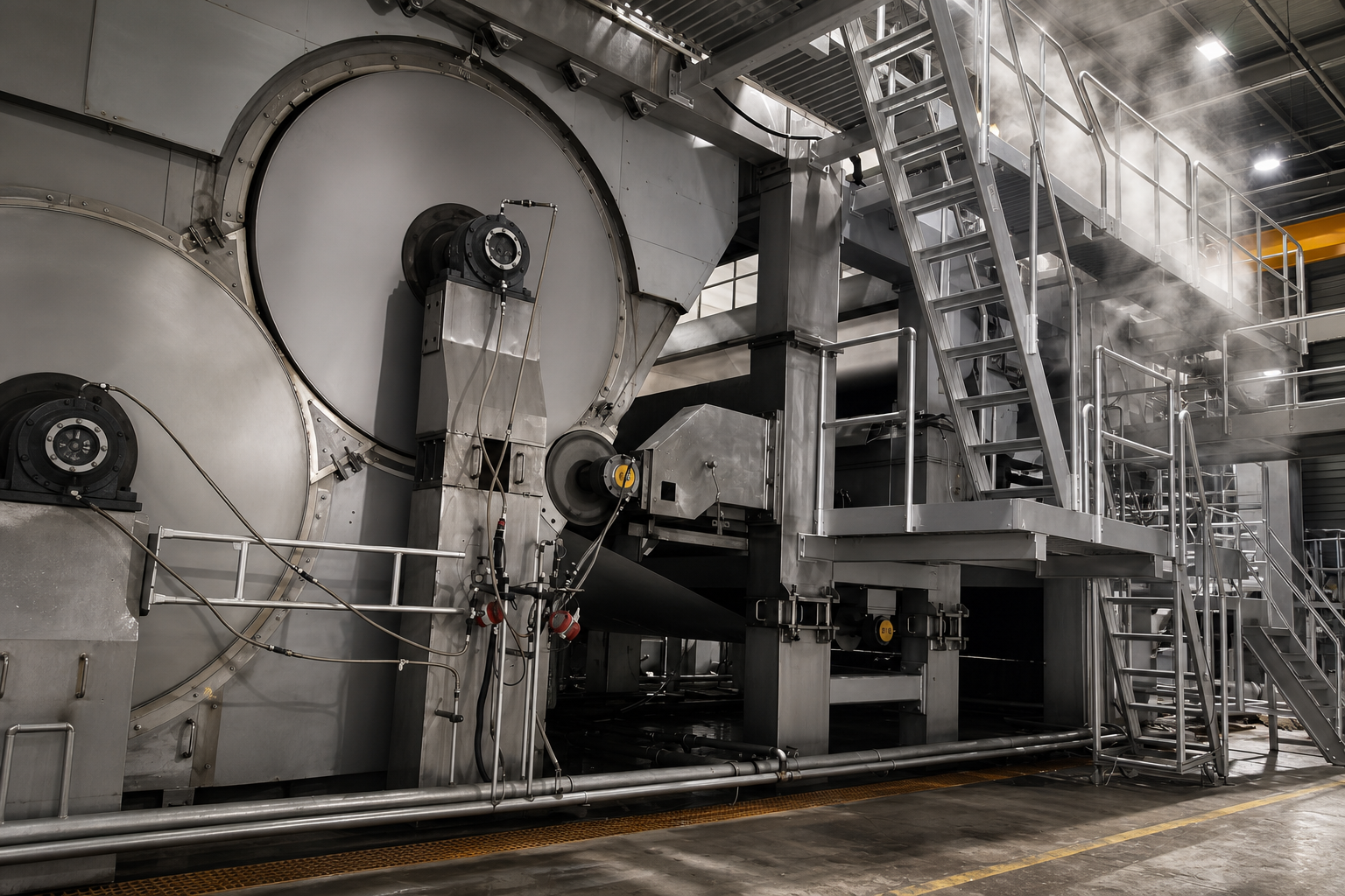 TAD tissue machine drying section
